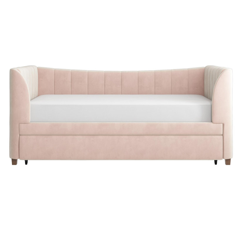 Little Seeds Valentina Twin Upholstered Daybed with Trundle & Reviews